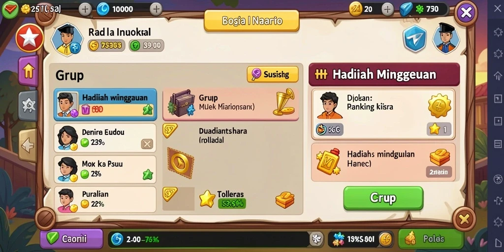 jarum77 - Fitur interaktif yang membuat permainan semakin seru.